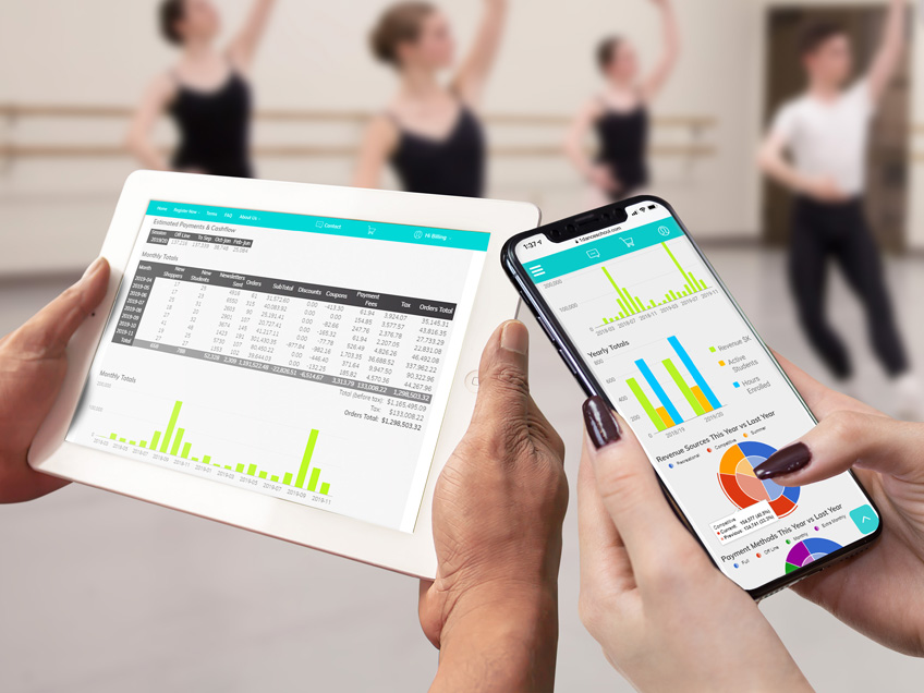 1 Dance School - Mobile Management